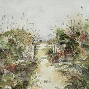 Sandy Path Greeting Card?